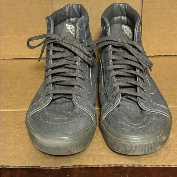 Vans Gray Men’s High-Top Old Skool Sneakers - Picture 2 of 4